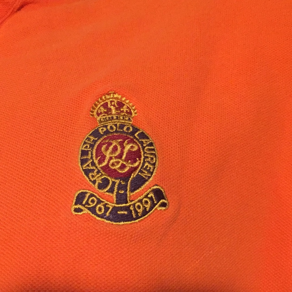 Polo shirt sleeve.